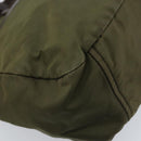 PRADA Shoulder Bag Nylon Khaki Gold Auth LNZ745-16