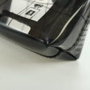 CHANEL Window Line Pouch Vinyl Clear Silver CC Auth LNZ748V-16