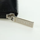 CHANEL Window Line Pouch Vinyl Clear Silver CC Auth LNZ748V-8