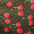LOUIS VUITTON Monogram Cherry Umbrella Polyester Wood M70125 LV Auth LNZ750V-7
