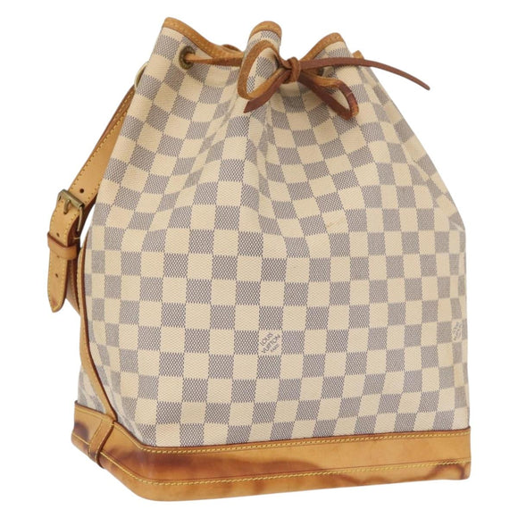 LOUIS VUITTON Damier Azur Noe Shoulder Bag N42222 LV Auth LNZ751A