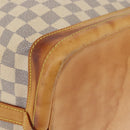 LOUIS VUITTON Damier Azur Noe Shoulder Bag N42222 LV Auth LNZ751A-8