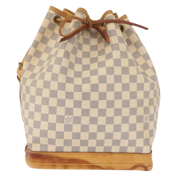 LOUIS VUITTON Damier Azur Noe Shoulder Bag N42222 LV Auth LNZ751A