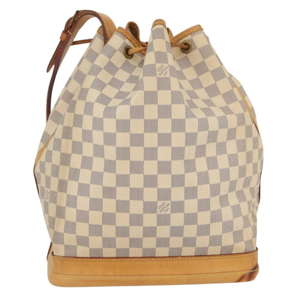 LOUIS VUITTON Damier Azur Noe Shoulder Bag N42222 LV Auth LNZ751A