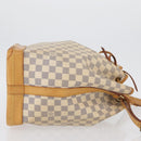 LOUIS VUITTON Damier Azur Noe Shoulder Bag N42222 LV Auth LNZ751A-3