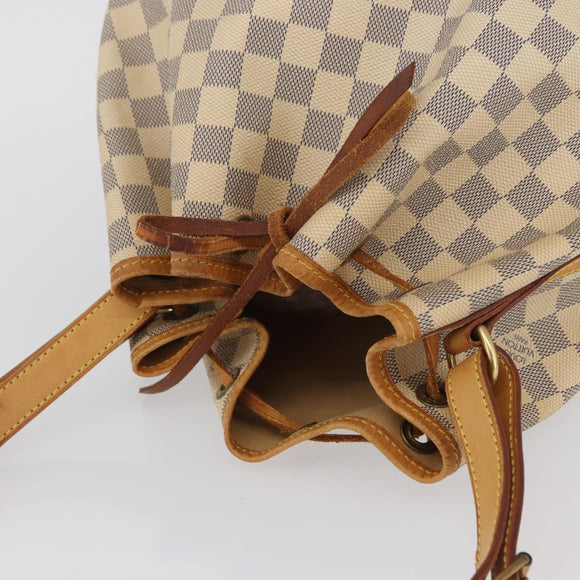 LOUIS VUITTON Damier Azur Noe Shoulder Bag N42222 LV Auth LNZ751A