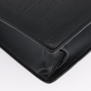 LOUIS VUITTON Epi Sac Plat PM Hand Bag Black M58658 LV Auth LNZ753-9