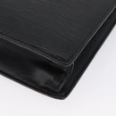 LOUIS VUITTON Epi Sac Plat PM Hand Bag Black M58658 LV Auth LNZ753-14