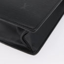 LOUIS VUITTON Epi Sac Plat PM Hand Bag Black M58658 LV Auth LNZ753-16