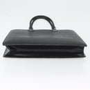 LOUIS VUITTON Epi Sac Plat PM Hand Bag Black M58658 LV Auth LNZ753-5