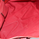 GUCCI GG Canvas Tote Bag Red Silver 113019 Auth LNZ757-11