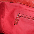 GUCCI GG Canvas Tote Bag Red Silver 113019 Auth LNZ757-20