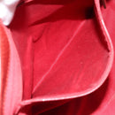 GUCCI GG Canvas Tote Bag Red Silver 113019 Auth LNZ757-21
