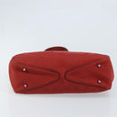 GUCCI GG Canvas Tote Bag Red Silver 113019 Auth LNZ757-5