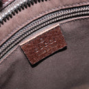 GUCCI GG Canvas Shoulder Bag Beige Silver 122793 Auth LNZ763-16