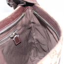 GUCCI GG Canvas Shoulder Bag Beige Silver 122793 Auth LNZ763-18