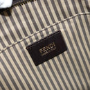 FENDI Zucca Canvas Tote Bag PVC Black Brown Auth LNZ764-19