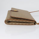 CELINE Macadam Canvas Shoulder Bag PVC Beige Gold Auth LNZ768-4