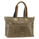 GUCCI GG Crystal Tote Bag Coated Canvas Beige 155524 Auth LNZ771-1