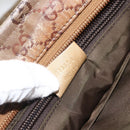 GUCCI GG Crystal Tote Bag Coated Canvas Beige 155524 Auth LNZ771-23