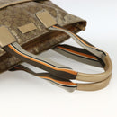 GUCCI GG Crystal Tote Bag Coated Canvas Beige 155524 Auth LNZ771-7