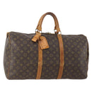LOUIS VUITTON Monogram Keepall 50 Boston Bag M41426 LV Auth LNZ775-1