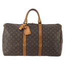 LOUIS VUITTON Monogram Keepall 50 Boston Bag M41426 LV Auth LNZ775-13