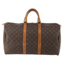 LOUIS VUITTON Monogram Keepall 50 Boston Bag M41426 LV Auth LNZ776-13