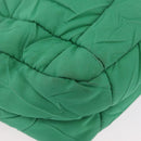 PRADA Shoulder Bag Nylon Green Gold Auth LNZ781-10