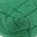 PRADA Shoulder Bag Nylon Green Gold Auth LNZ781-12
