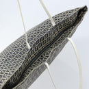 FENDI Zucchino Canvas Tote Bag Navy Silver Auth LNZ782-6