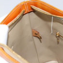 LOUIS VUITTON Monogram Vernis Houston Hand Bag Beige M91004 LV Auth LNZ785-22
