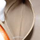 LOUIS VUITTON Monogram Vernis Houston Hand Bag Beige M91004 LV Auth LNZ785-24