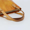 LOUIS VUITTON Monogram Vernis Houston Hand Bag Beige M91004 LV Auth LNZ785-7