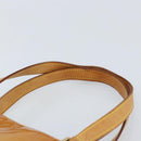 LOUIS VUITTON Monogram Vernis Houston Hand Bag Beige M91004 LV Auth LNZ785-14