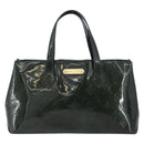 LOUIS VUITTON Monogram Vernis Wilshire PM Bag Blue Galatic M93646 LV Auth LNZ787-2
