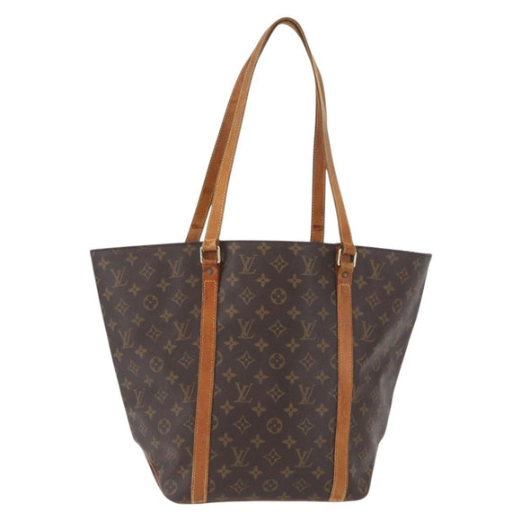 LOUIS VUITTON Monogram Sac Shopping Tote Bag M51108 LV Auth LNZ798