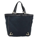 GUCCI GG Canvas Abbey Hand Bag Black Gold 130739 Auth LNZ799V-2