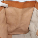 CELINE Macadam Canvas Tote Bag PVC Leather Brown Gold Auth LNZ801-21