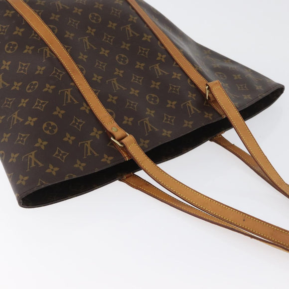 LOUIS VUITTON Monogram Sac Shopping Tote Bag M51108 LV Auth LNZ808