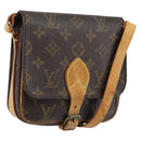 LOUIS VUITTON Monogram Cartouchiere PM Shoulder Bag M51254 LV Auth LNZ809-1