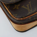 LOUIS VUITTON Monogram Cartouchiere PM Shoulder Bag M51254 LV Auth LNZ809-11