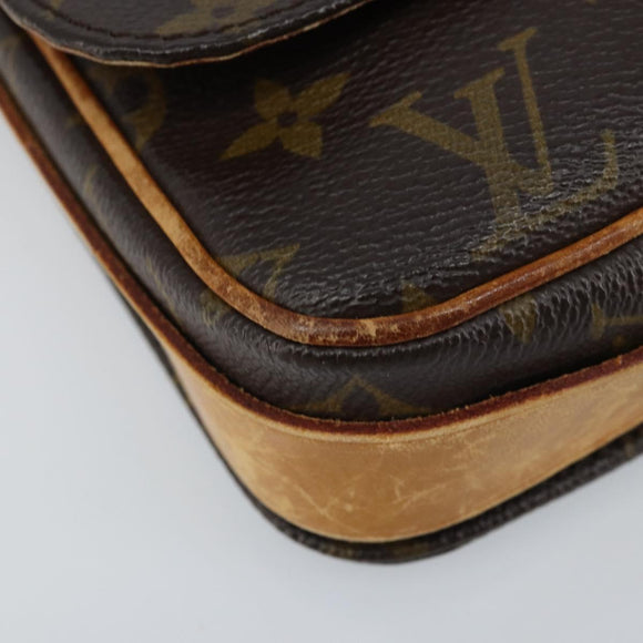 LOUIS VUITTON Monogram Cartouchiere PM Shoulder Bag M51254 LV Auth LNZ809