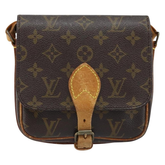 LOUIS VUITTON Monogram Cartouchiere PM Shoulder Bag M51254 LV Auth LNZ809
