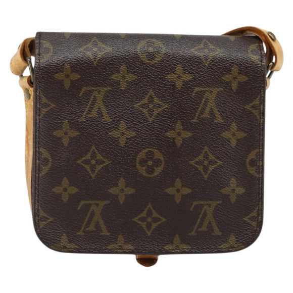 LOUIS VUITTON Monogram Cartouchiere PM Shoulder Bag M51254 LV Auth LNZ809