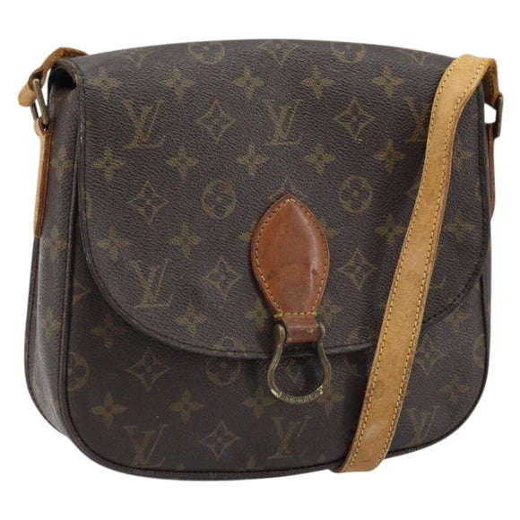 LOUIS VUITTON Monogram Saint Cloud GM Shoulder Bag M51242 LV Auth LNZ811
