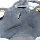 LOUIS VUITTON Epi Petit Noe Shoulder Bag Bicolor Black Blue M44152 Auth LNZ816-19