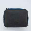 LOUIS VUITTON Epi Petit Noe Shoulder Bag Bicolor Black Blue M44152 Auth LNZ816-5