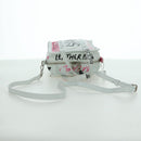 BALENCIAGA Graffiti Bazaar Shopper XXS Bag Leather 2way 513988 Auth LNZ819V-10