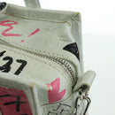 BALENCIAGA Graffiti Bazaar Shopper XXS Bag Leather 2way 513988 Auth LNZ819V-20